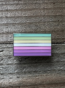 Genderfae Flag Lapel Pin - 1" x 5/8"
