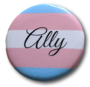 Transgender Ally 1.25" Pinback Button