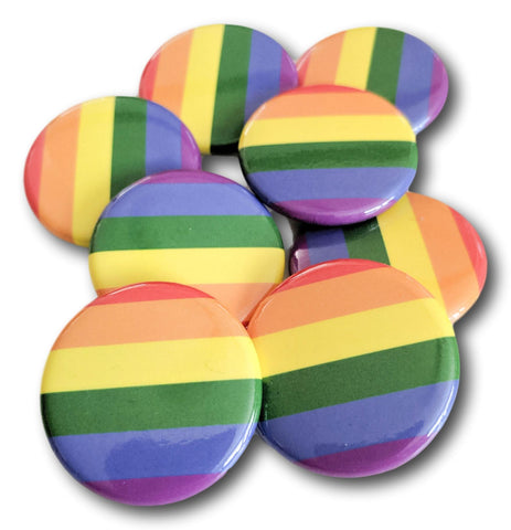 Rainbow Flag 1.25" Pinback Button