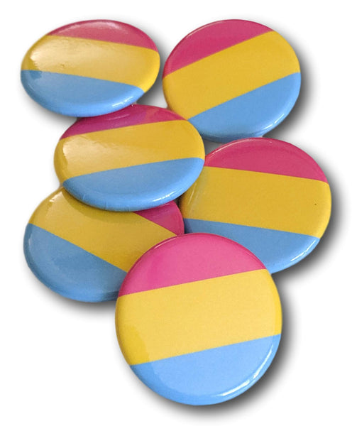 Pansexual 1.25" Pinback Button Choice of 1, 10 or 25