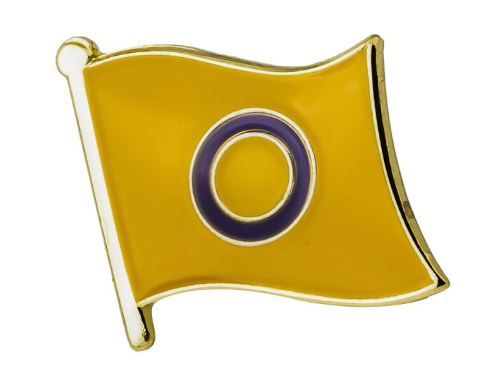 Intersex Flag Pride Lapel Pin 5/8