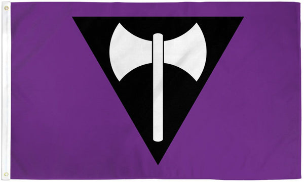 Lesbian (Labrys) Waterproof Flag 3x5ft Poly