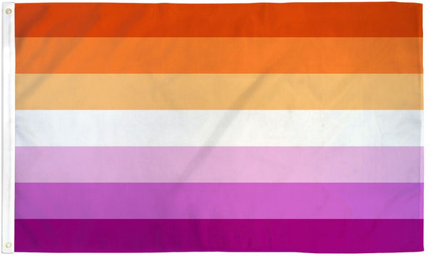 Lesbian Sunset Pride 3x5 Foot Waterproof Flag POLY