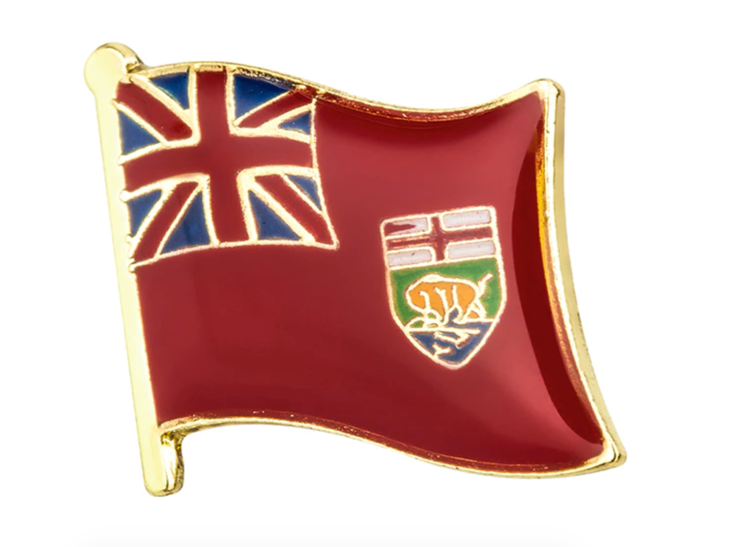 Manitoba Canada Flag Lapel Pin - 5/8