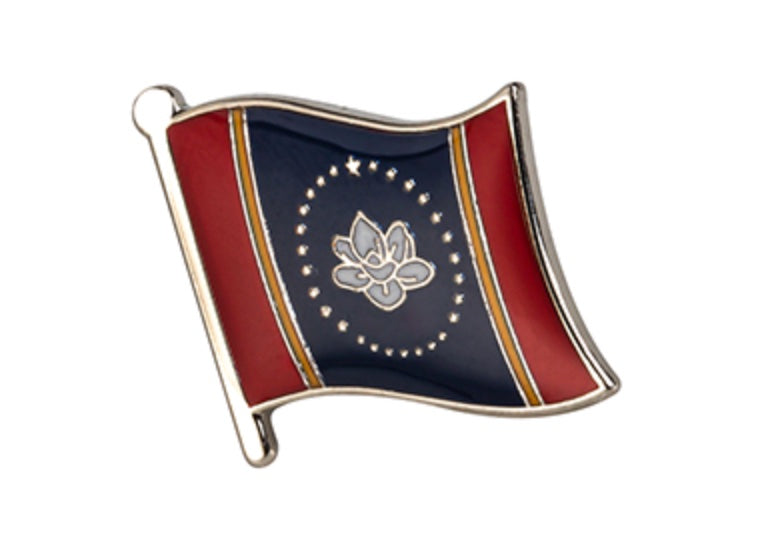 Mississippi Flag Lapel Pin 5/8