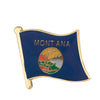 Montana Flag Lapel Pin 5/8" x 5/8"