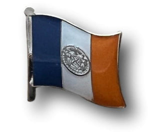 New York City Flag Lapel Pin 3/4" x 5/8"