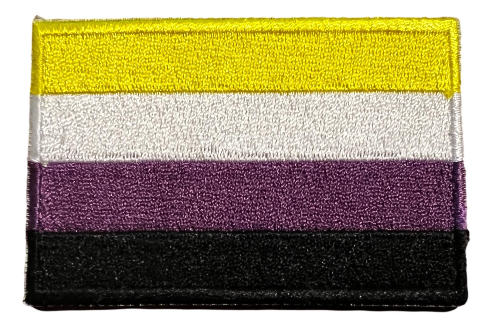 Non-Binary Flag Large Iron On Patch 3