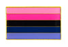 Omnisexual Flag Lapel Pin 1" x 5/8" - Discontinued Gold