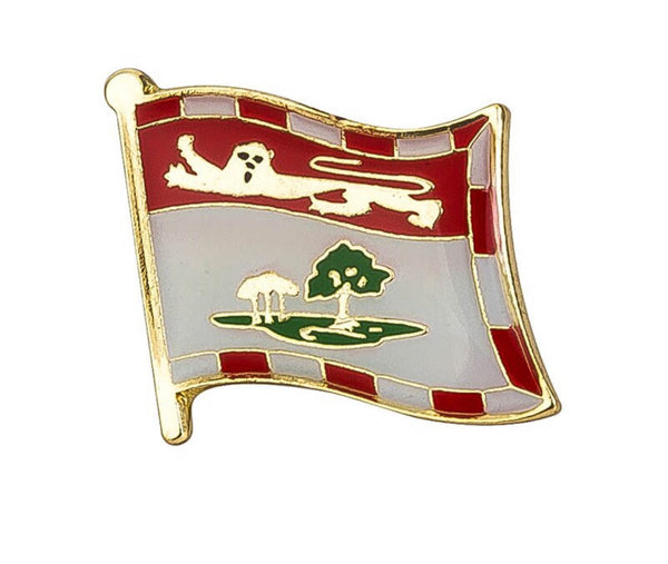 Prince Edward Island Canada Flag Lapel Pin - 3/4" x 5/8"