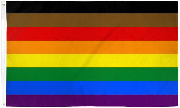Philly Rainbow 2' x 3' Wall Flag Poly