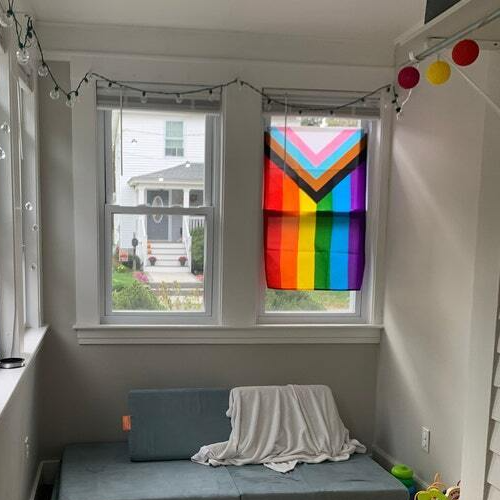 Progress Pride 2' x 3' Wall Flag Poly