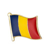 Romania Flag Lapel Pin - 5/8" x 5/8"