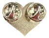 Bisexual Heart Lapel Pin 1" x 1"