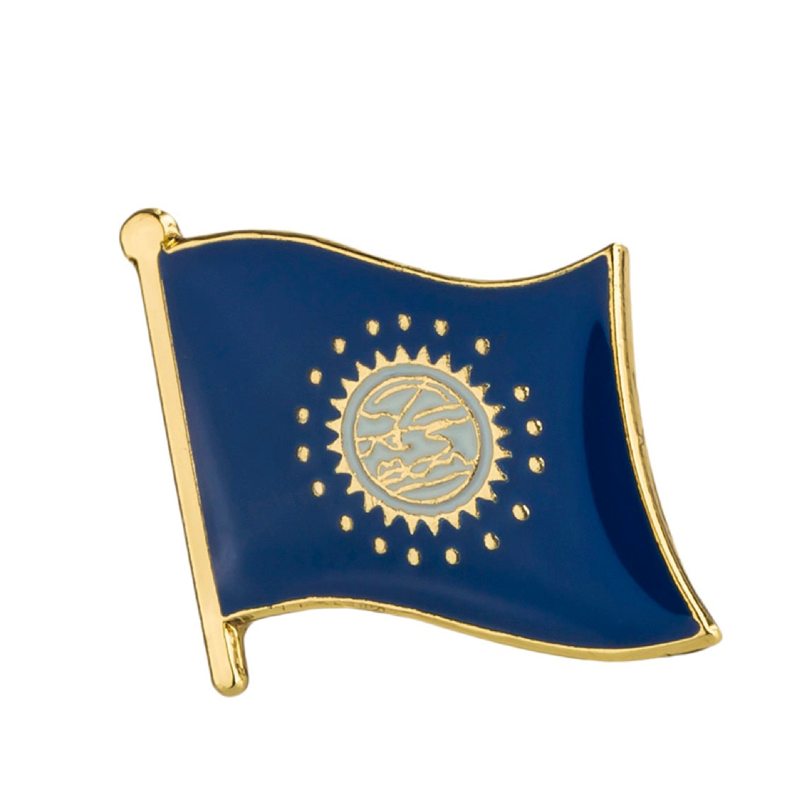 South Dakota Flag Lapel Pin 5/8