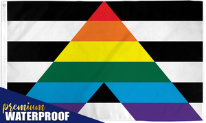 Ally Waterproof Flag 3x5ft Poly Gay Straight Alliance