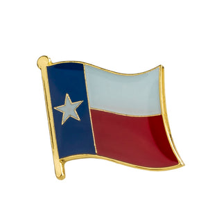 Texas  Flag Lapel Pin 3/4" x 5/8"