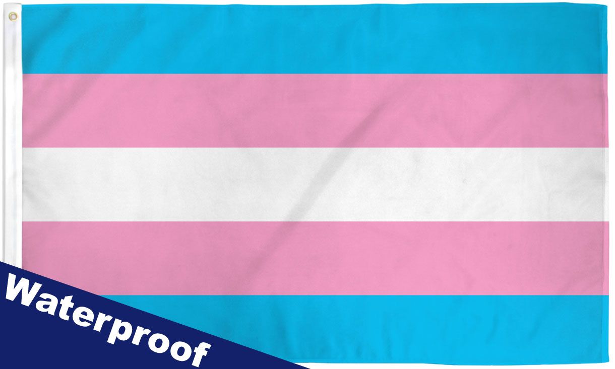 Transgender 2' x 3' Wall Flag Poly