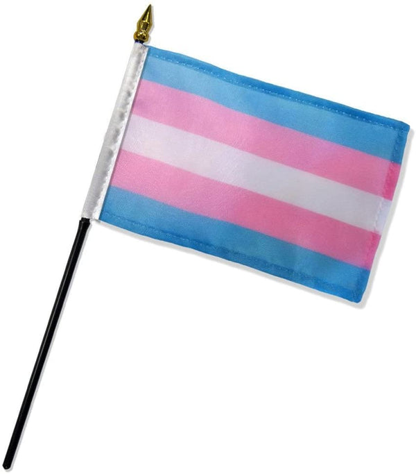 Transgender 4" x 6" Single Hand Flag