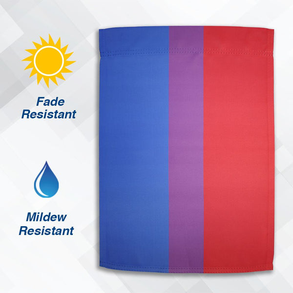 Bisexual 12" x 18" (inches) Garden Flag - Pole sold separately!
