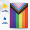 Progress Pride 12" x 18" (inches) Garden Flag - Pole sold separately!