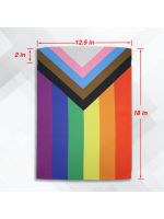 Progress Pride 12" x 18" (inches) Garden Flag - Pole sold separately!