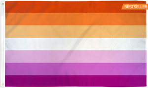 Lesbian Sunset 2' x 3' Wall Flag Poly
