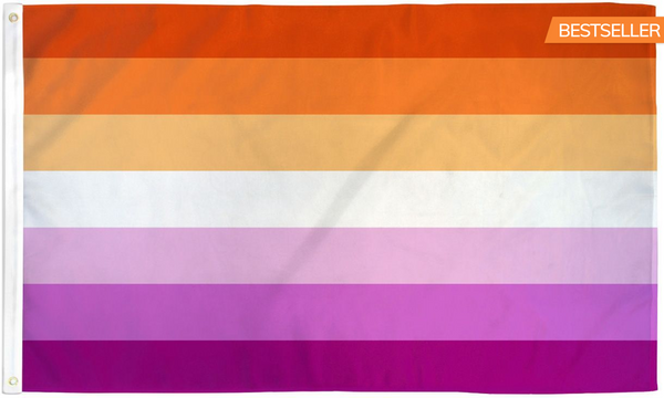 Lesbian Sunset 2' x 3' Wall Flag Poly