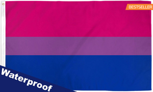 Bisexual 2' x 3' Waterproof Poly Flag