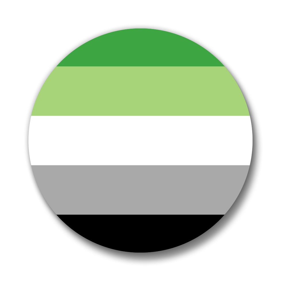 Aromantic 1.25" Pinback Button