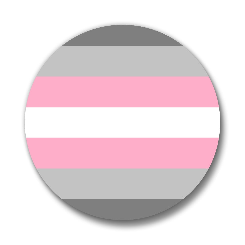 Demigirl 1.25" Pinback Button