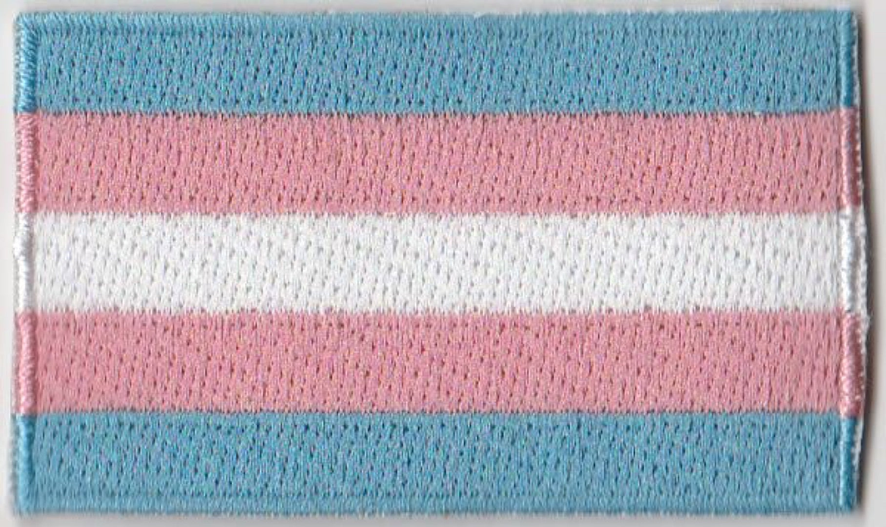 Transgender Flag Iron On Patch 2.5